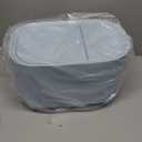 Zuutii Rice Storage Container 11lbs,Food Container, Dry Food Storage, 7.2lbs Pet Food Dispenser, Large Storage Bin with Lid,Silicone Ring & Moisture Proof (Light Blue)