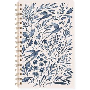 Fringe Studio Classic Paperback Spiral Journal, PROVENCE 6" w x 9.5" h, 160 pages, Memento Collection (140PA002FSC)