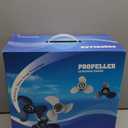 13 1/2x15-K Outboard Propeller for Yamaha Engine 60HP 70HP 75HP 80HP 85HP 90HP 115HP 130HP15 Tooth, RH 3-BladeReplaces 6E5-45947-00-ELWhite