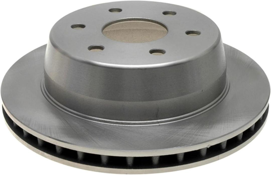 ACDelco Silver Rear Brake Rotor 18A1412A | GM 19241820 Brake Rotors for Select Cadillac Escalade, Chevrolet Avalanche, Express, Chevy Silverado, Suburban, Tahoe, GMC Yukon, Sierra, and more
