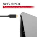UPGROW USB C to DVI Cable 4K@30Hz 4FT USB Type-C to DVI Male Support iPhone 16 Pro/Max, MacBook Pro/Air 2025, iPad Pro, iMac, S23, XPS 17, Surface Book 3 and More
