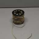 Tenn Well 2.6mm Suede Cord, 100 Yards Flat Faux Leather Cord String for Necklaces, Bracelets, Jewelry Making, Beading and DIY Crafts (Ivory)