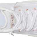 Skechers Women's Arch Fit Arcade-Meet Ya There Sneaker, White, 7 Wide