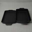 2-In-1 Pre Seasoned Cast Iron Dutch Oven With Skillet Lid, Casserole Dish, Rectangular Baking Pan, Griddle Pot Set, 6QT, 9"x13"