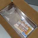 STORi SimpleSort 3-Piece Stackable Clear Drawer Organizer Set | 12" x 6" x 2" Rectangle Trays | Wide Makeup Vanity Storage Bins and Office Desk Drawer Dividers | Made in USA