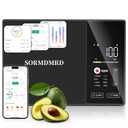 Smart Kitchen Food Scale with Nutritional Calculator, Calorie Fat Carbs Protein Tracker, Free App, Barcode Scan, Food Preload, On-Screen Nutrient Display, Personal Goals, 11 lb / 5 kg