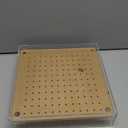 Ice Chilled Serving Tray with Ice Underneath, Acrylic Cold Food Buffet Server Platter for Party, Ice Serving Tray for Veggie, Cheese, Charcuterie, Shrimp Cocktail Serving Dish, Keep Food Cold