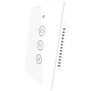 MOES WiFi Smart Curtain Switch Motorized Roller Blinds Shutter Switch,Smart Life/Tuya APP Remote Control,Compatible with Alexa Echo and Google Home