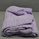 BEDELITE Fleece Throw Blanket for Couch & Bed - 3D Jacquard Decorative Lavender Blanket, Super Soft and Cozy Warm Fuzzy Blanket All Seasons Suitable, 50x60Inches