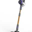 S3P Cordless Vacuum Cleaner, 45kPa Powerful Suction Vacuum Cleaners for Home, 55-Min Runtime Rechargeable Stick Vacuum, Self-Standing, for Pet Hair Carpet Hard Floor, LED Display