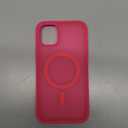 zapica Magnetic for iPhone 11 Phone Case, [Compatible with MagSafe] [Military Grade Drop Protection] Translucent Matte Shockproof Anti-Scratch Phone Cover, Hot Pink