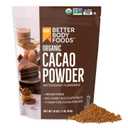 BetterBody Organic Cacao Powder, Non GMO, 16 Ounces, BBD: 09/03/2027 (Pack Of 5)