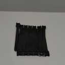 126 PCS 6 Inches Reusable Cable Ties, Adjustable Cord Straps, Wire Organizer, Cord Wrap and Hook Loop Cable Management - Black