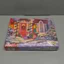 Springbok Christmas House 500 Piece Jigsaw Puzzle - Perfect Family Holiday Puzzle of a Cozy Winter Scene and Christmas Lights