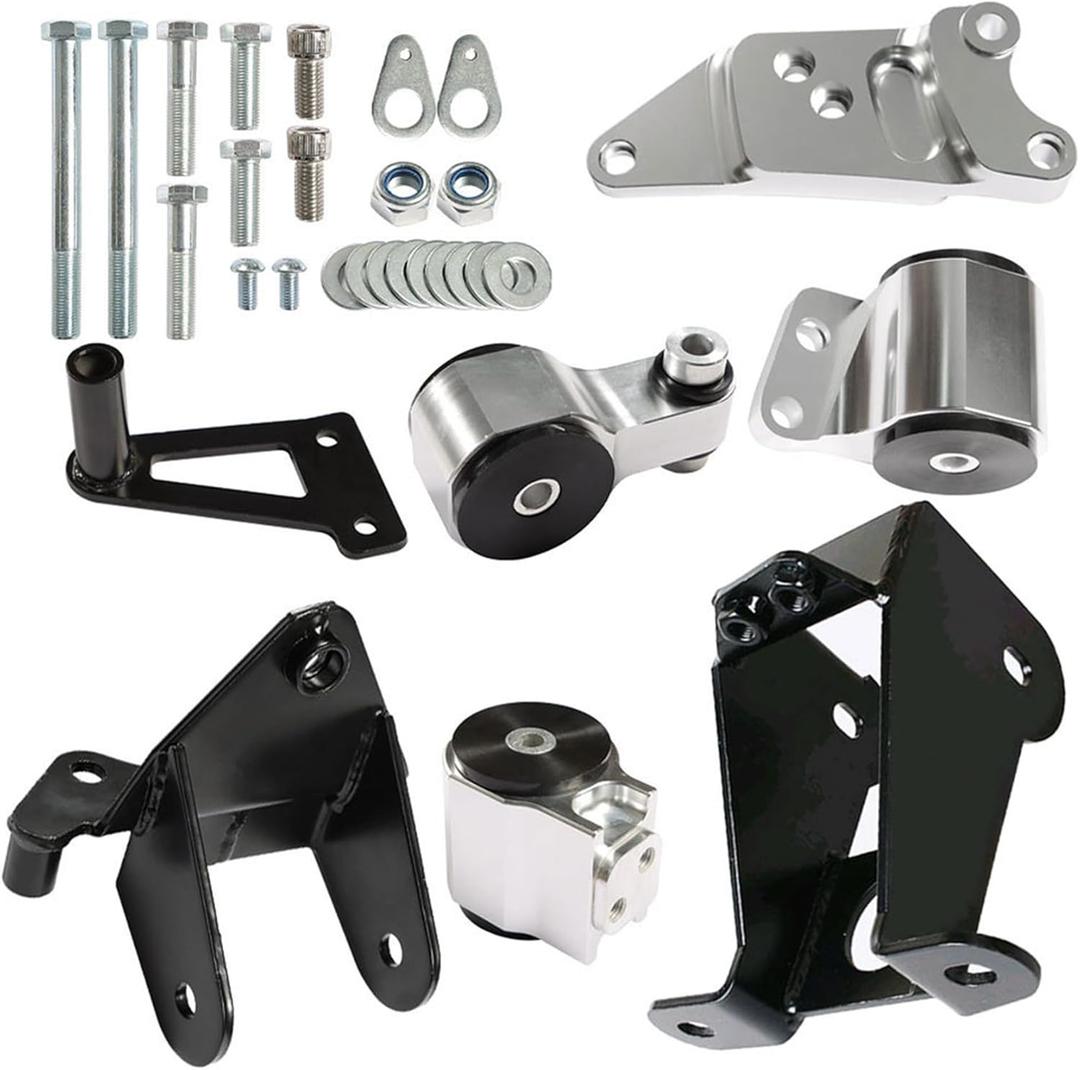 Silscvtt Billet Engine Motor Mount Replacement for Honda Civic Si Coupe Sedan 2 Door 2006-2011