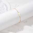 Tarsus Cross Bracelet for Women, Christian Gifts for Women, Religious Gifts Adjustable Dainty Cross Bracelet, Easter, Mother's Day, Christmas, Birthday