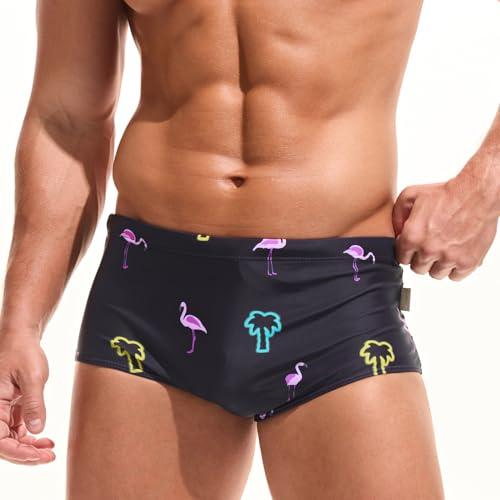 Taddlee Men's Swimwear Sexy Swim Briefs Bikini Board Surf Shorts Boxer Swimsuits, Size S