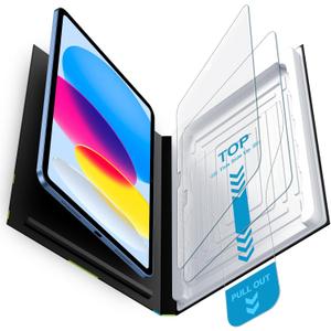 Mothca 2 Pack Matte Glass Screen Protector for iPad 11-inch A16 2025 (11th Generation) / iPad 10th Generation 10.9-inch 2022 with Quick Installation Tray, Anti-Glare & Anti-Fingerprint Tempered Glass