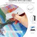 Electric Diamond Painting Pen, 2 Replacement Tip, Adjustable Suction Mode, Cordless Diamond Art Painting Pen with Vacuum Pump for Adult, DIY Art Tool Kits