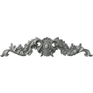 Ekena Millwork 21 3/8"W x 4 5/8"H x 1 3/8"P Grape Center Onlay (4-Pack)