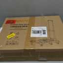 Folding Hand Truck 500lbs, Portable Heavy Duty Dolly Cart, 6 Wheels Collapsible Luggage Cart with 2 Elastic Ropes - Compact Trolley Cart for Easy Moving - Ideal Hand Cart for Travel and More (17, Black)