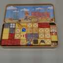 OAR Magnetic Building Blocks Set for Toddlers  35 PCS Mini Magnetic Blocks Toys, Travel Magnetic Construction Set with Portable Iron Box, STEM Gift for Boys & Girls Ages 3-8