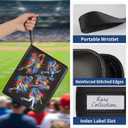 Sports 9-Pocket Trading Card Binder with Zipper, Fits 900 Cards; PU Leather Collector Album for Pokemon, Sports Cards, TCG & K-pop Photocards; Card Folder for Boys, Girls & Adults
