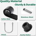 10L0L Golf Cart Heavy Duty 4-Leaf Rear Leaf Spring Kit for Club Car Precedent/Onward/Tempo 2004-up, with Bushings Sleeves U Bolts, Replace OEM 102509301 102513001