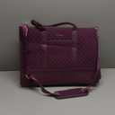 LOVEVOOK Laptop Bags for Women, 15.6 inch Waterproof Work Tote Bag with Clutch, Professional Teacher Computer Purse Lightweight Shoulder Bag Travel, Quilted Purple