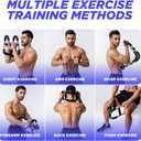 Twister Arm Trainer, Adjustable Chest Workout Equipment, Twister Arm Chest Exerciser Home Gym Strength Trainer, Portable Detachable Spring Workout Bar Home Fitness Equipment,70-110lbs