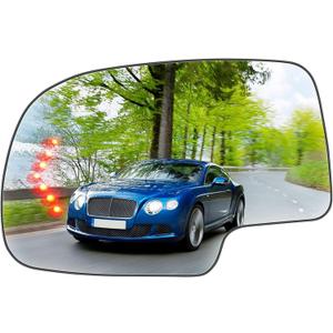 Driver Left Side Mirror Replacement Glass Fits for 2003-2006 Chevrolet Silverado Suburban Tahoe for GMC Sierra Yukon Heated Mirror Glass with Signal Light 128-04034L, 56318, 88944391