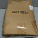 MATBEBY Full Size Mattress Pad - Cooling Breathable Mattress Topper, Quilted Fitted Mattress Protector, Pillow Top Mattress Cover with 8-21" Deep Pocket, Soft, Machine Washable, White, 54x75 Inches