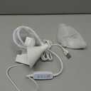 Desk Clip Light,3 Colors 10 Dimmable Brightness Reading Light, Flexible Bedside Lamp, Small Table Clamp Lamp for Office, Bedroom, Bed Headboard, Study(White)