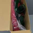 Christmas Outdoor Decoration 3-Pack Lighted Ornament Balls, LED Holiday Décor with Snowcap & Bow, Pop-Up Christmas Balls with Top Hanger Ring & Metal Bases for Indoor/ Outdoor Lawn & Porch