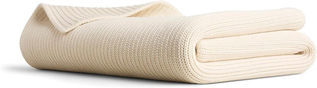 Greenwich Weighted Blanket 15 lbs 100% European Cotton, Made in Portugal Soft, Breathable & Chemical-Free Weighted Throw Blanket for Adults, Sofa or Bed - 86 in x 47 in