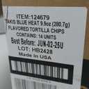 Takis Blue Heat Rolled Tortilla Chips, Hot Chili Pepper Artificially Flavored, Multipack Box with 14 Bags of 9.9 Ounces, Net Weight of 8 Pounds 10.6 Ounces