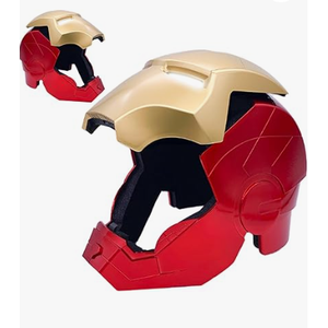 Tevigo Open/Close Wearable Helmet with Eyes Glowing for Kids and Teens Mask Costume and RolePlay Dress Up, Ideal for Birthdays, Christmas, Halloween(Child Size)