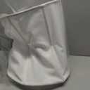 Aspen Creative 35040, Handsewn Bell Off White Spider Shade/Linen Fabric, 12" Top x 14" Bottom x 15" Slant