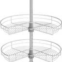 24" Corner Cabinet Lazy Susan,33Lbs Load Capacity for Organization
