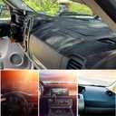 Car Dashboard Cover Dash Cover Mat Pad Accessories Fit for Chevy Chevrolet Silverado 1500 LT/WT 2007-2013 2500 HD / 3500 2007-2013 (for Chevrolet)