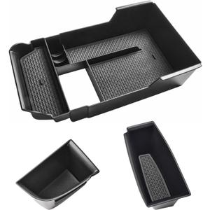 TACOBRO Door Handle Organizer and Center Console Tray for CX-30 2020-2023 2024 2025 Accessories, Include Door Storage Pocket Insert on The Driver and Front Passenger Side (2 Pcs) and a Armrest Tray