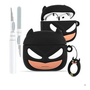 Toyuma for AirPods 4 Case Cute Kawaii Cartoon - Funny 3D Soft Silicone Case Cover with Keychain & Cleaner Kit for Women Girls Teens Character Fun Fashion Design Protective Case for Airpods 4,Bianfu