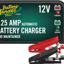 Battery Tender Plus 12V 1.25 AMP Car & Motorcycle Battery Charger and Maintainer, Float Charge for Automotive, and ATVs - Smarter Than a Trickle Charger