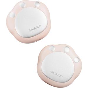 Gaiatop Hand Warmers Rechargeable, 2 Pack Cute Cat Paw Design 3 Levels Magnetic Electric Pocket Heater, Reusable Portable Hot Hands Stocking Stuffers Gifts for Women Men Cat Lover (Pink)