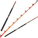 Orange Hellcat Revenge Rod Series  Durable, Lightweight Composite Fishing Rod, Non-Slip Silicone Grip, Aluminum Reel Seat, Smooth Casting, Break-Resistant Tip.