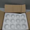 PINIWON 12pcs Clear Glass Tealight Candle Holder, Round Votive Candle Holders, Small Bowl Candle Holder Bulk for Wedding Table Centerpieces Home Decor