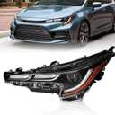 JFN LED Headlight Compatible with 2020-2022 Corolla SE/XLE/XSE 8111002S50 TO2503287 (Driver Side (Left)