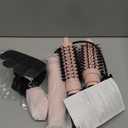 3 in 1 Rotating Hair Dryer Brush Spinning with Detachable Brush(2" & 1.5"),Negative Ionic Brush Blow Dryer 100-120V,3 Heats and 2 Speeds Rotating Hot Air Brush for Curling,Straight,Drying Electric