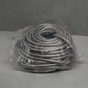 Garden Hose 100ft Stainless Steel Water Hose Super Tough Flexible Water Pipe with Brass Fittings and Sprayer Nozzle, No Kink, Rust Proof