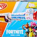 Nerf Fortnite Frenz 4 Ever Blaster, Bonus Code to Unlock Frenz 4 Ever Wrap in The Game, 6 Elite Darts, 6-Dart Drum, Fortnite Gifts
